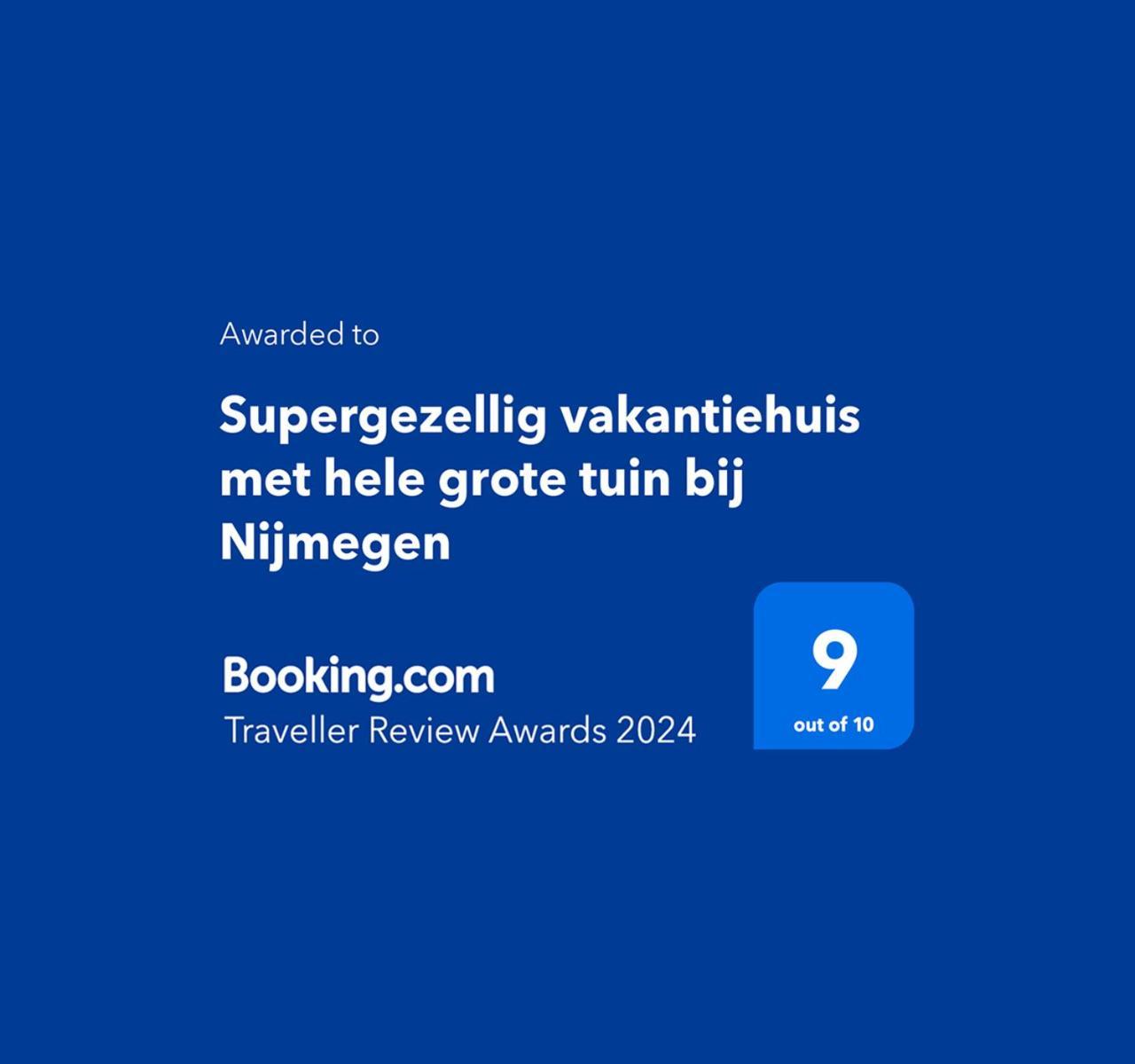 Supergezellig Vakantiehuis Met Hele Grote Tuin Bij Nijmegen Ewijk Экстерьер фото